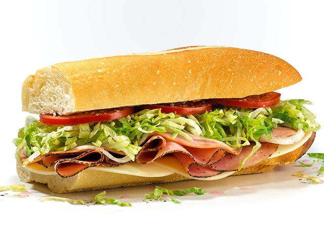 Order Ham and Cheese Sub food online from Napoli's Pizza store, Virginia Beach on bringmethat.com