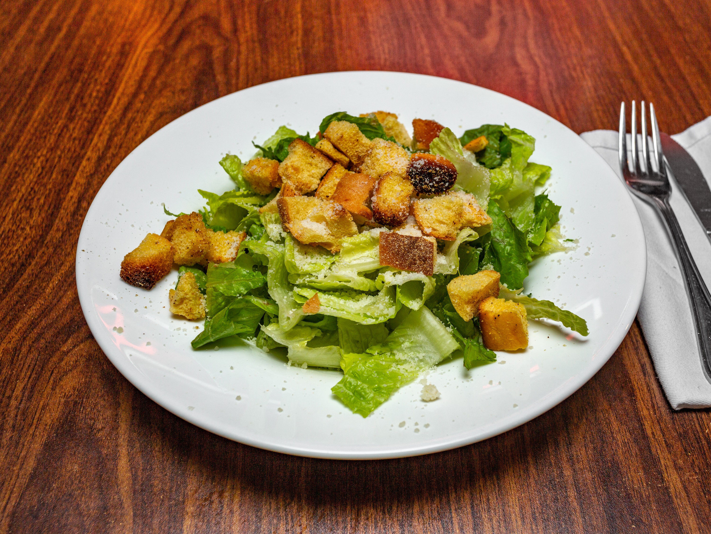 Order Caesar Salad food online from Francescos Pizzeria & Restaurant store, Phillipsburg on bringmethat.com