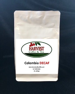 Order Colombian Decaf Coffee food online from Harvest Cafe Coffee & Tea store, Indianapolis on bringmethat.com