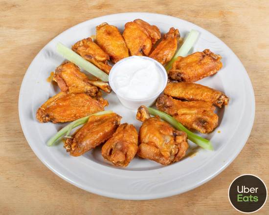 Order Wings (1 Dozen) food online from Planet Pizza store, Greenwood Lake on bringmethat.com
