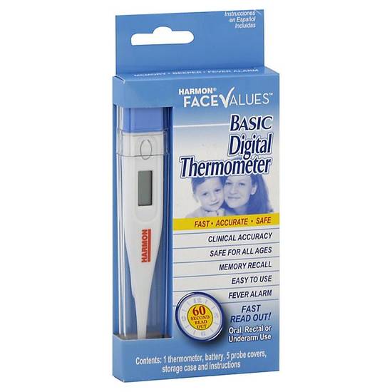 Order Harmon® Face Values™ Basic Digital Thermometer food online from Bed Bath & Beyond store, Christiana on bringmethat.com