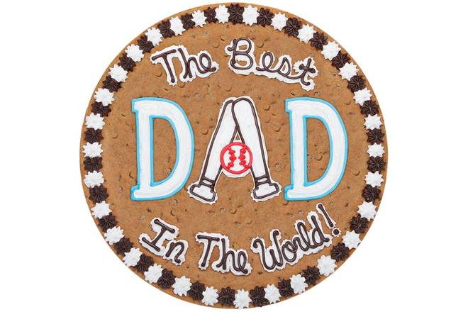 Order Best Dad In The World! - HS2404  food online from Great American Cookies store, Denton on bringmethat.com