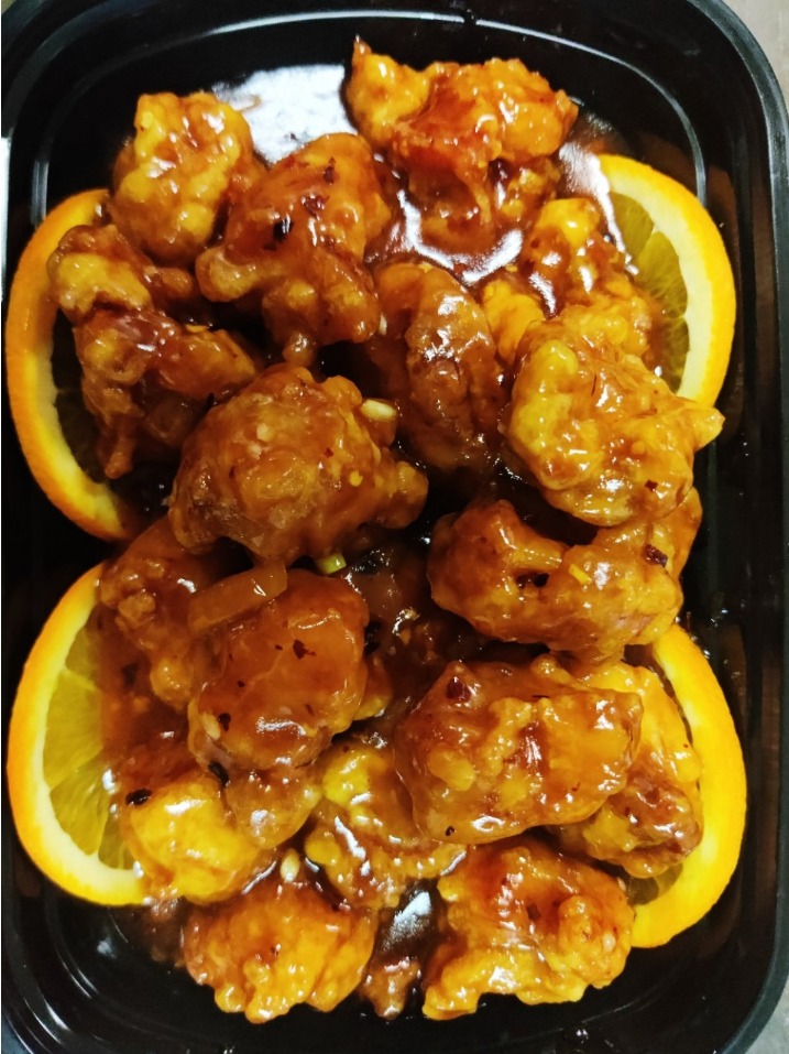 Order Orange Chicken food online from Chang's Chinese Restaurant store, Tuscaloosa on bringmethat.com