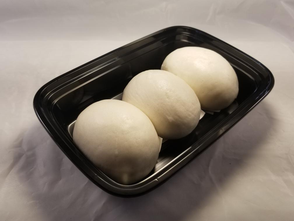 Order Steamed Red Bean Bao (3pcs.) food online from Lucky Deli store, Los Angeles on bringmethat.com