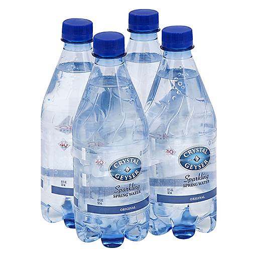 Order Crystal Geyser Sparkling Mineral Water (4PK 18 OZ) 82407 food online from Bevmo! store, Albany on bringmethat.com