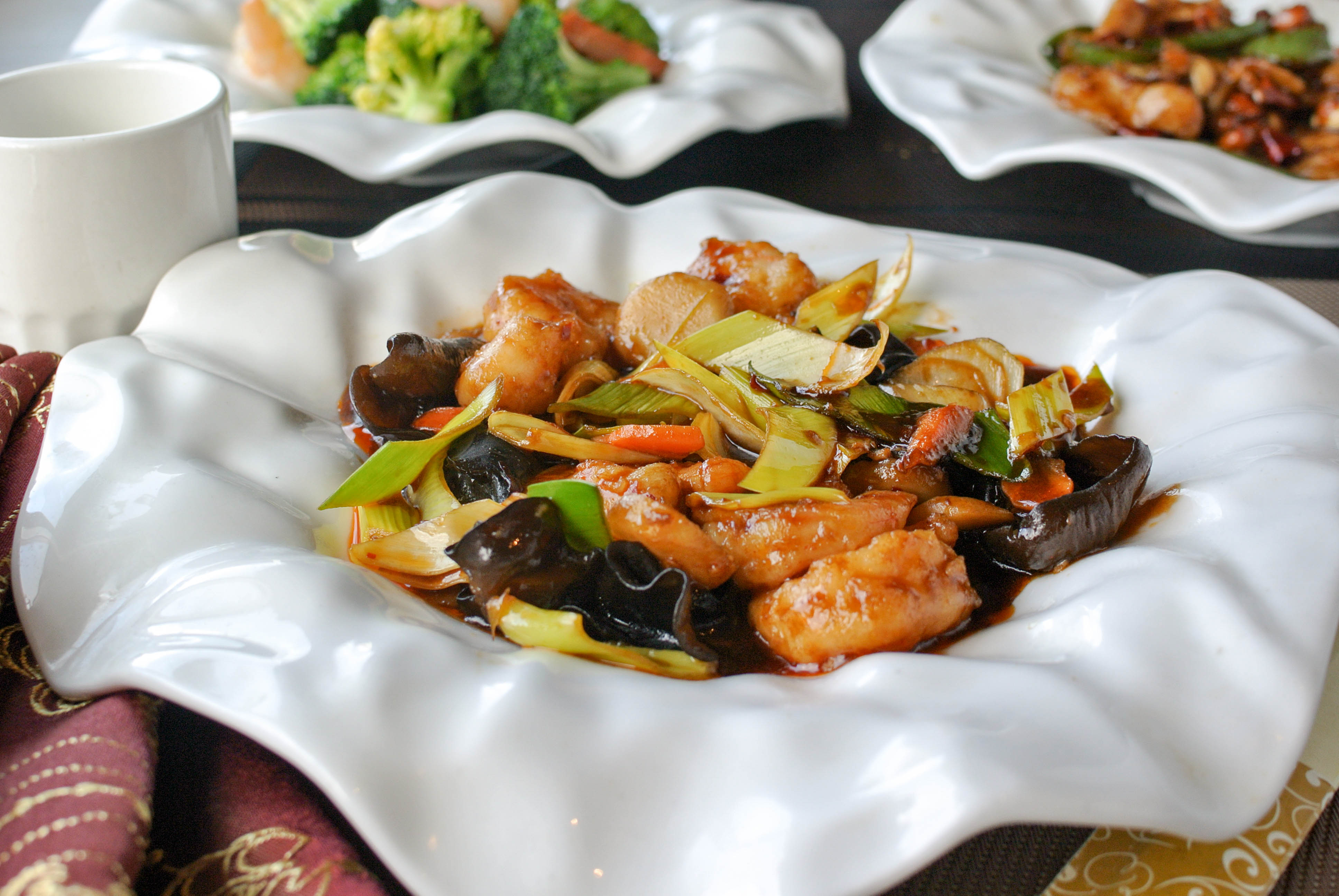 Order Shrimp or Fish Fillet à la Sichuan 魚香蝦仁/魚片 food online from Fey Restaurant store, Menlo Park on bringmethat.com