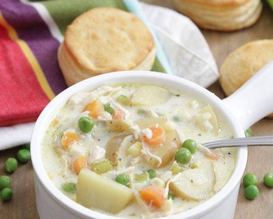 Order Chicken Pot Pie(Frozen Soup) food online from Soup Kettle Grill store, Meridian on bringmethat.com
