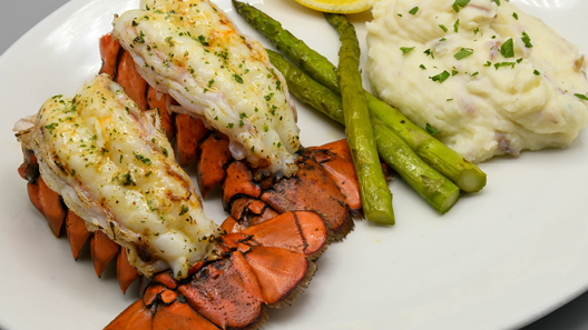 Order Twin Coldwater Lobster Tails food online from Mitchell's Fish Market store, Lansing on bringmethat.com