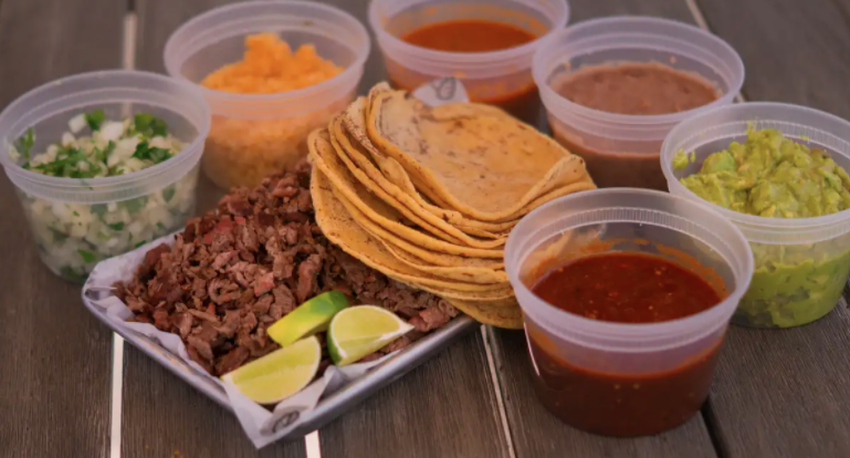 Order Carne Asada Family Pack food online from Taquiero Taco store, Irvine on bringmethat.com