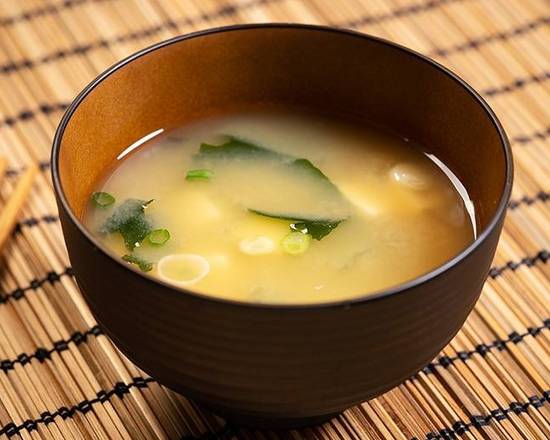 Order Miso Soup food online from IKURA SUSHI BAR AND GRILL store, Newington on bringmethat.com