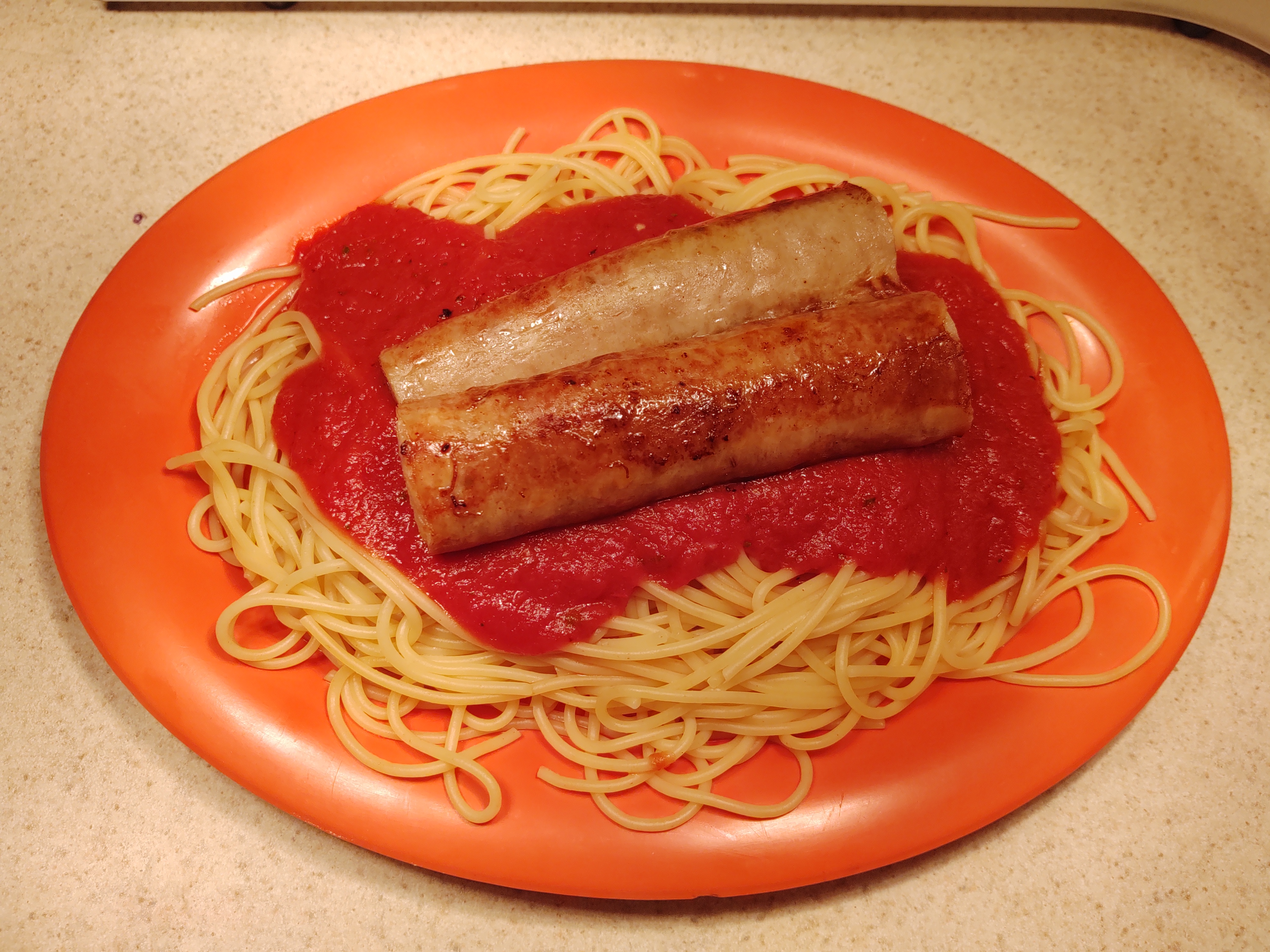 Order Spaghetti with Sausage food online from Sofiabella Pizzeria store, Bensalem on bringmethat.com