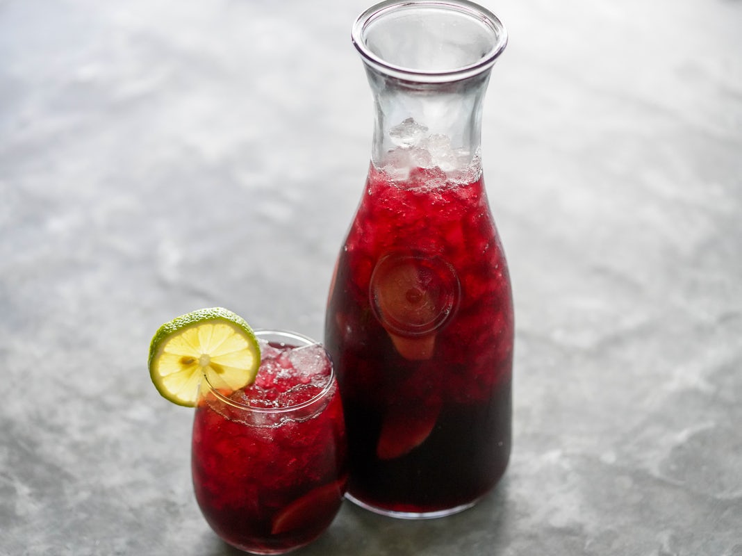 Order Red Sangria - Carafe food online from Dish Society store, Houston on bringmethat.com