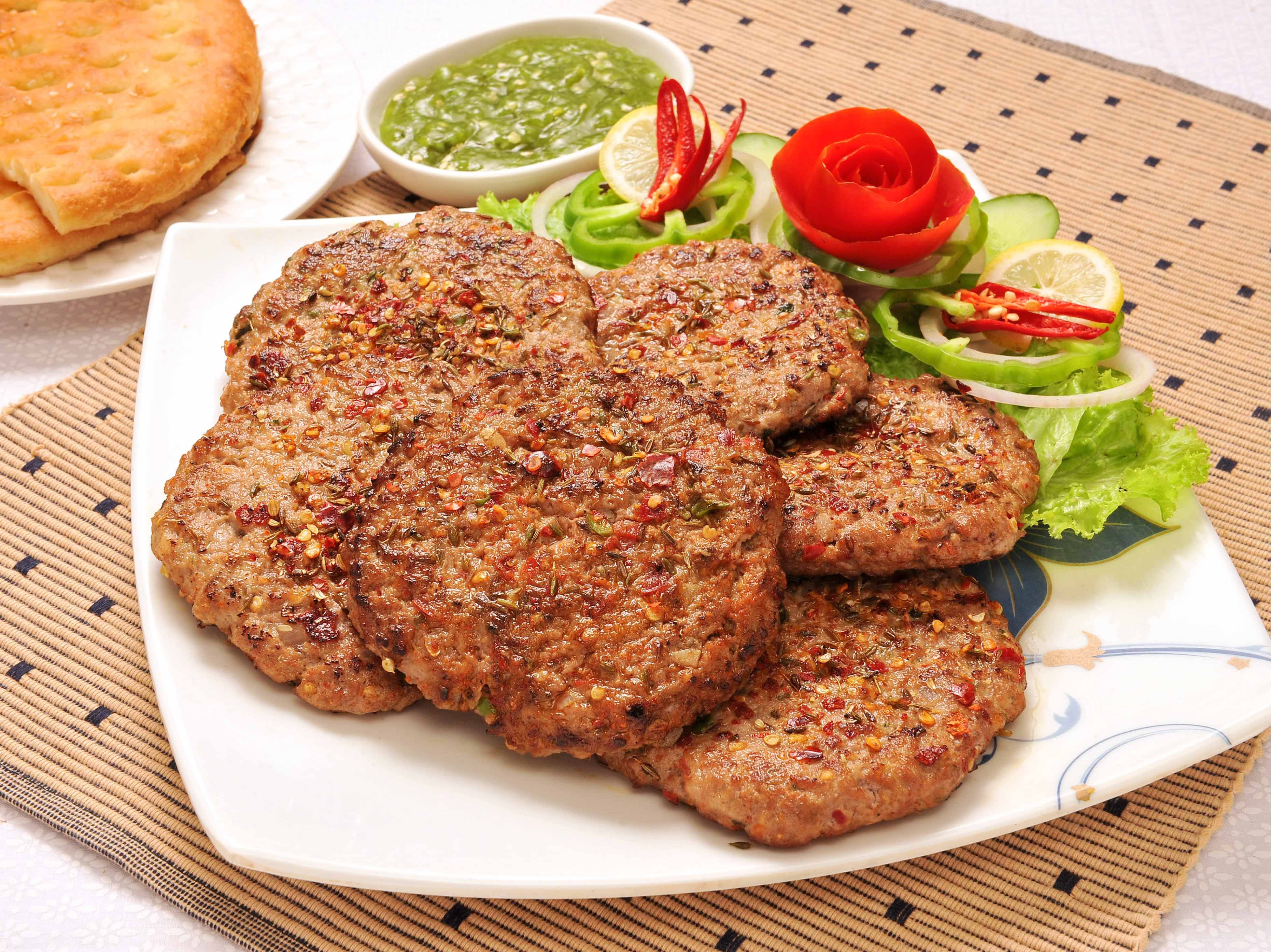 Order Chapli Kabab (2 Pices Only) food online from Kabab House store, Atlantic City on bringmethat.com