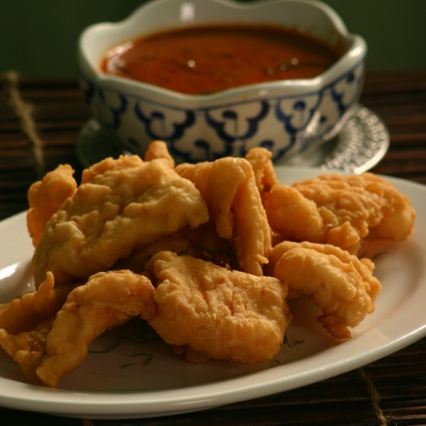 Order 6. Spicy Sole Fish food online from Thai Chili Restaurant store, Orange on bringmethat.com