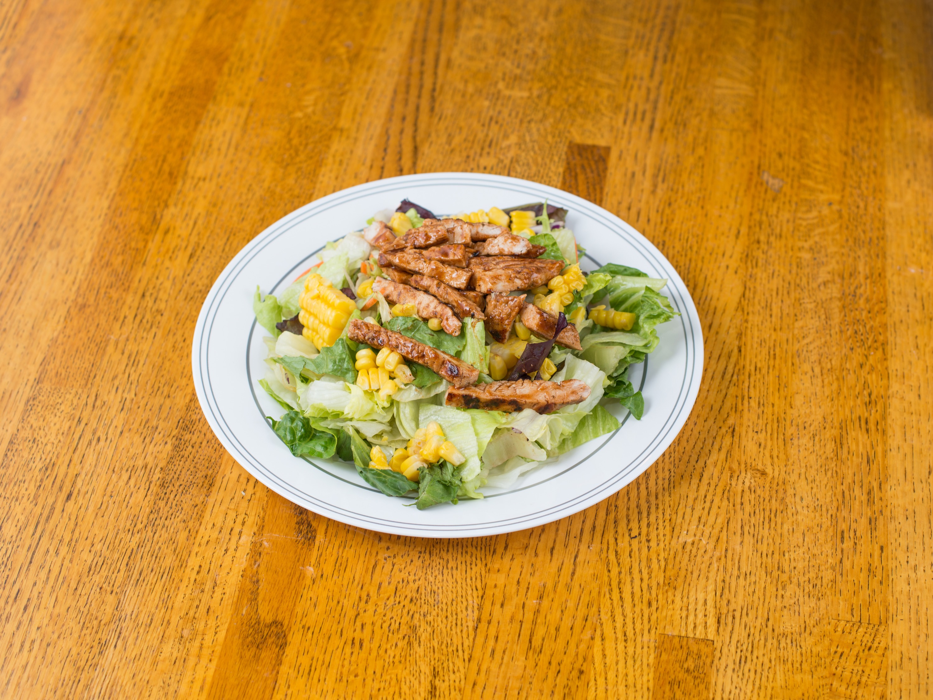Order BBQ Chicken Salad food online from Russell's Barbecue store, Elmwood Park on bringmethat.com