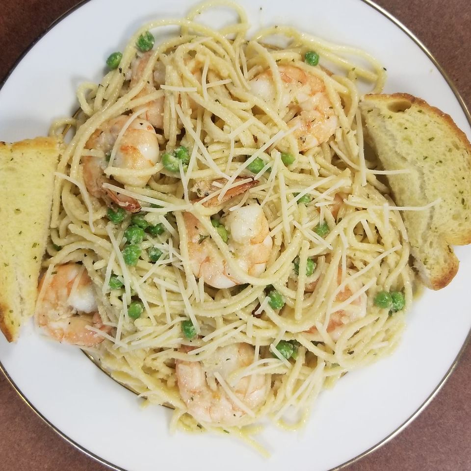Order Fusion Shrimp Scampi food online from Soul Fusion Cafe store, Richmond on bringmethat.com
