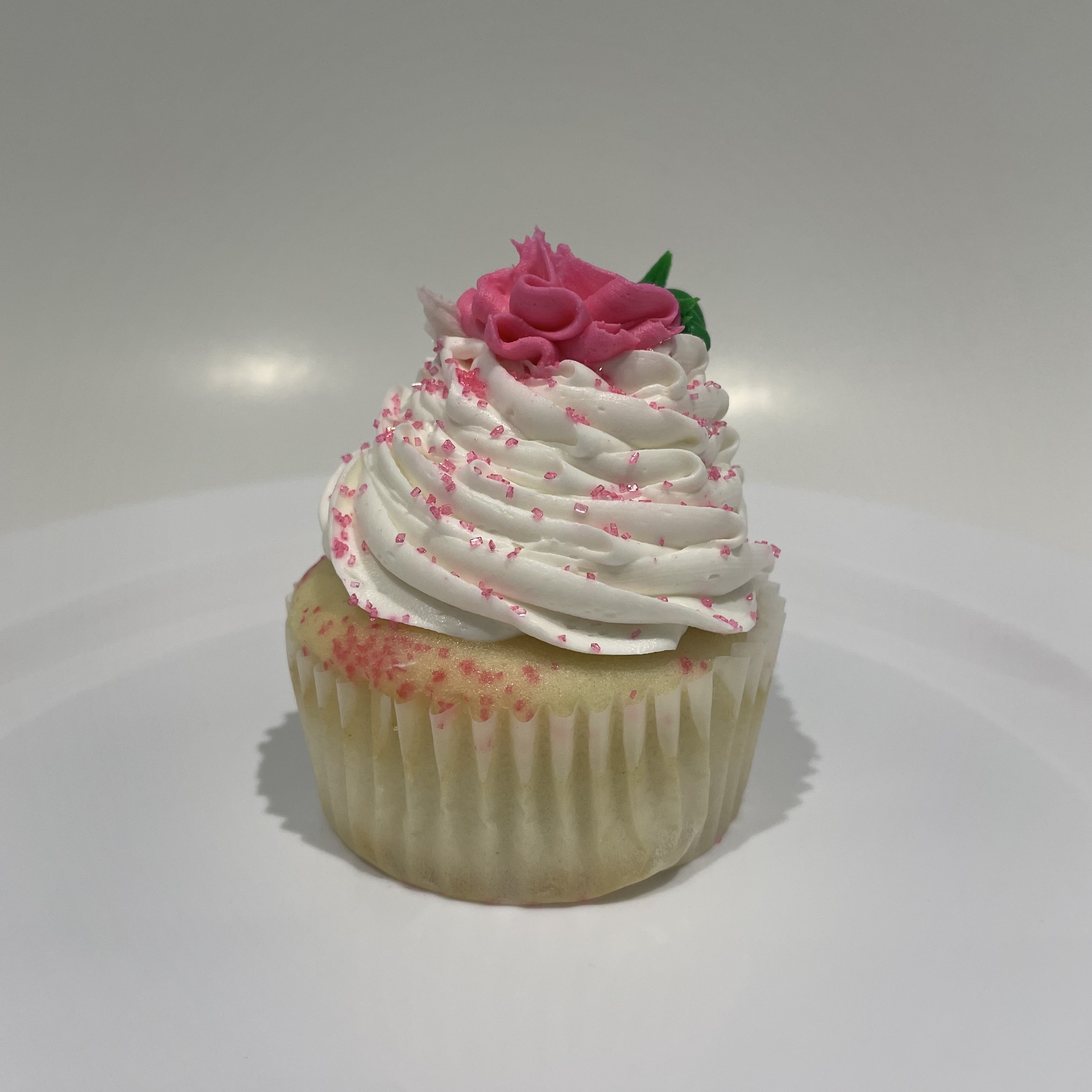 Order Strawberry Shortcake Cupcake food online from The House of Cupcakes store, Princeton on bringmethat.com