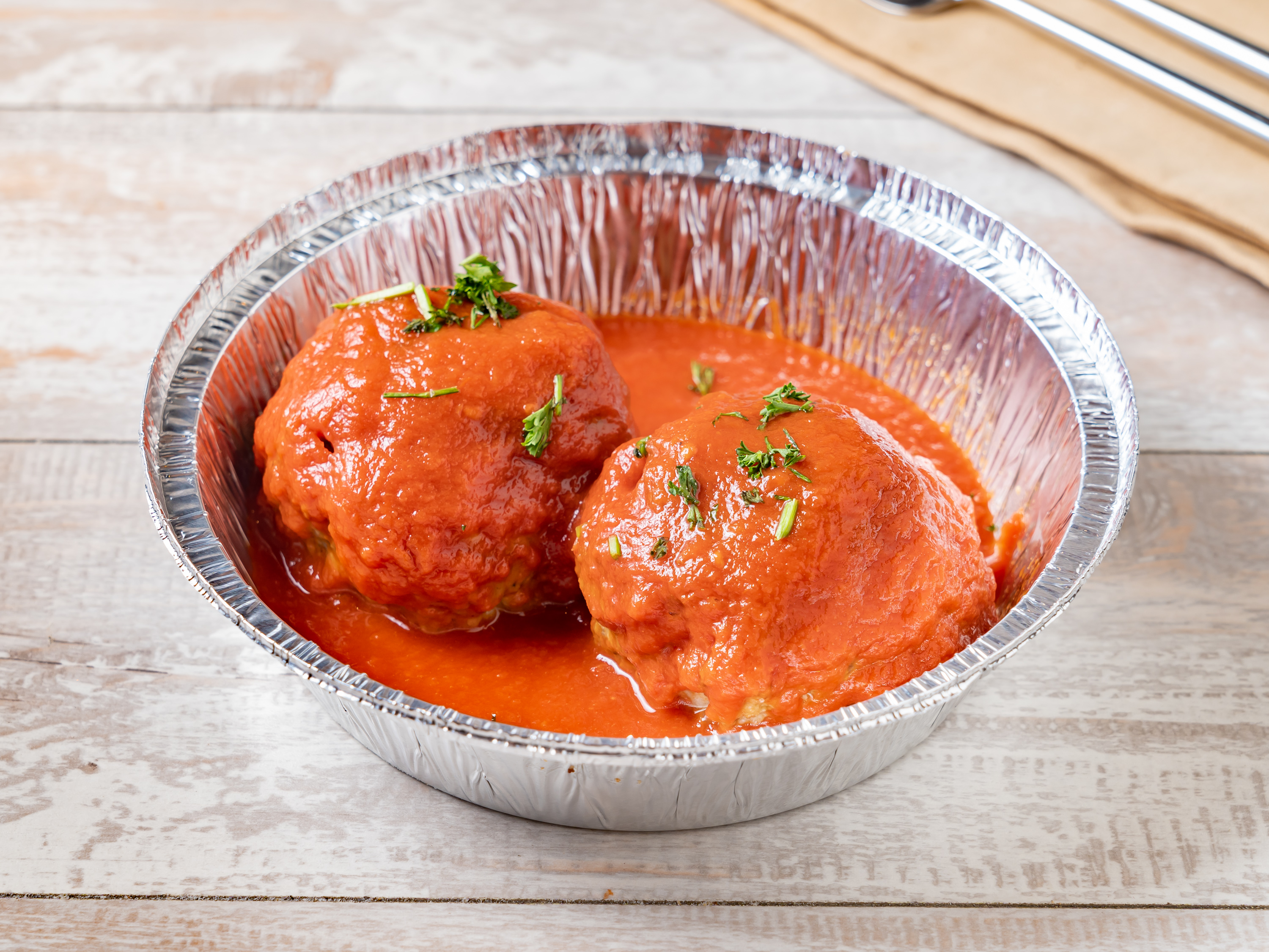 Order 2 Piece Meatballs food online from Cousins Pizzeria store, Bronx on bringmethat.com