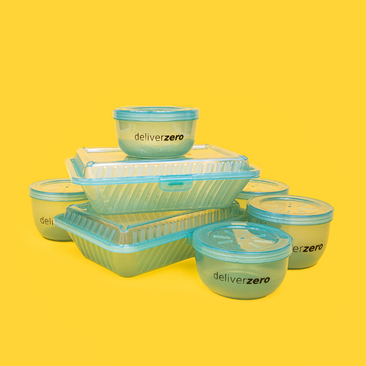 Order Use DeliverZero containers, please food online from Burger village store, Brooklyn on bringmethat.com
