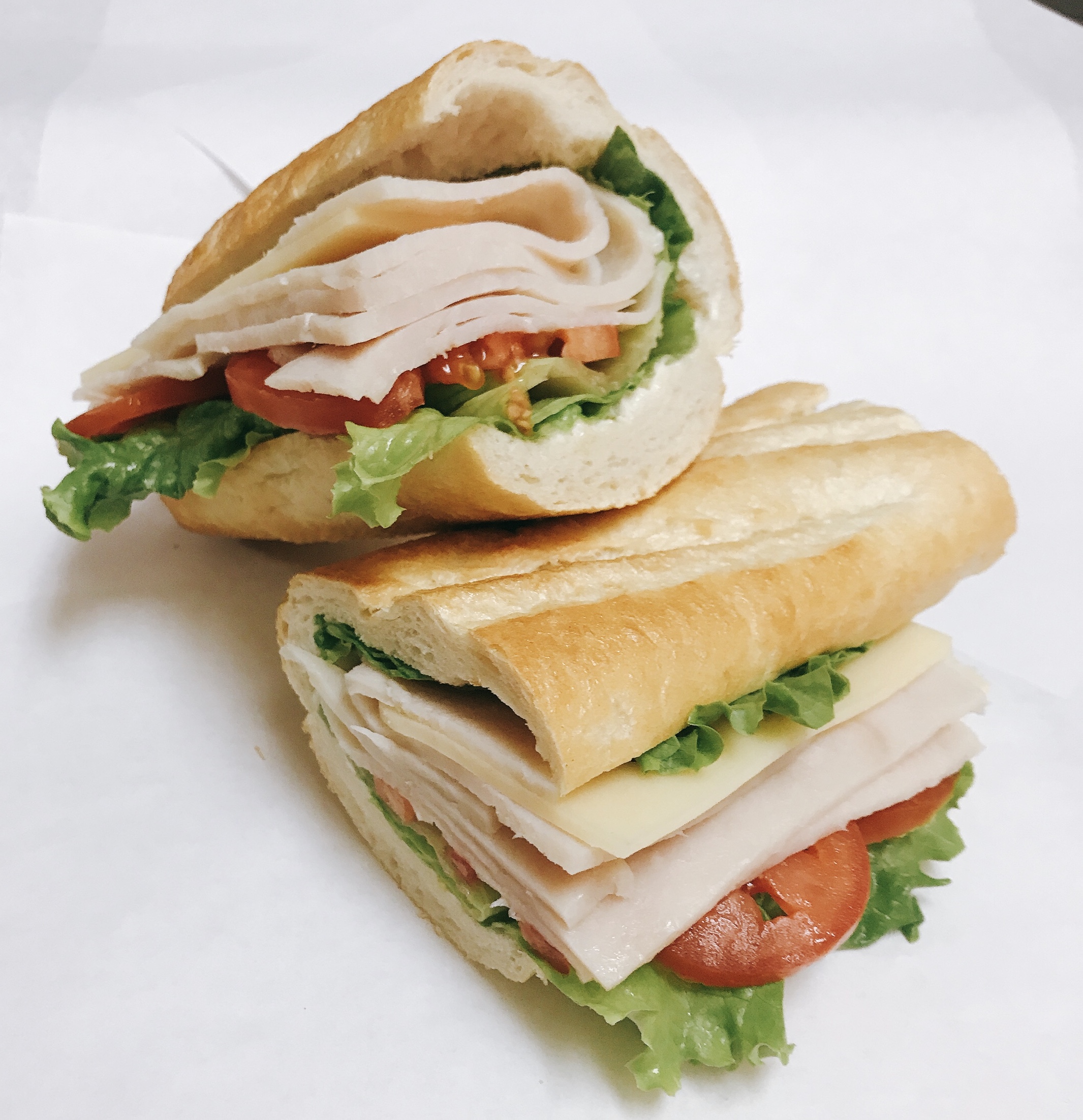 Order Hot Turkey and Cheese Sandwich food online from Le Diplomate Cafe store, Irvine on bringmethat.com