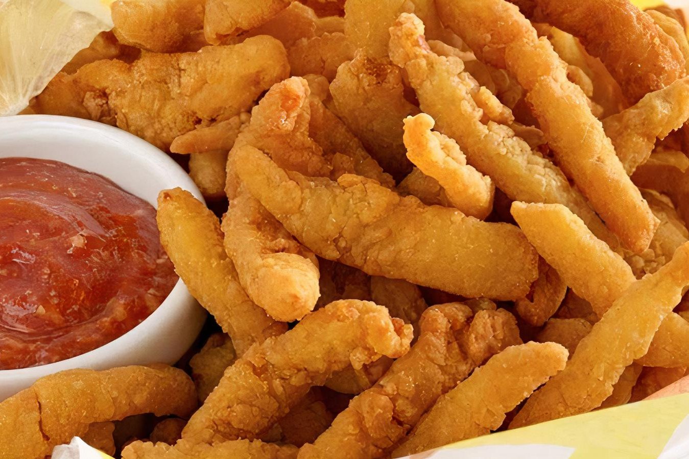 Order CLAM STRIPS ＆ FRENCH FRIES food online from Maruca Pizza store, Seaside Heights on bringmethat.com