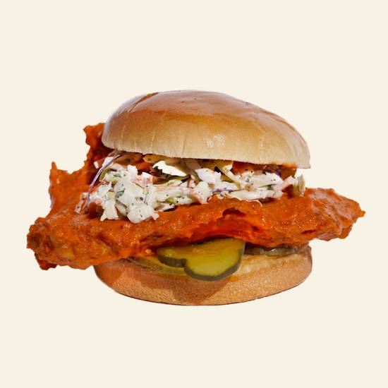 Order Buffalo Chicken Sandwich food online from Buxton Chicken Palace store, Asheville on bringmethat.com