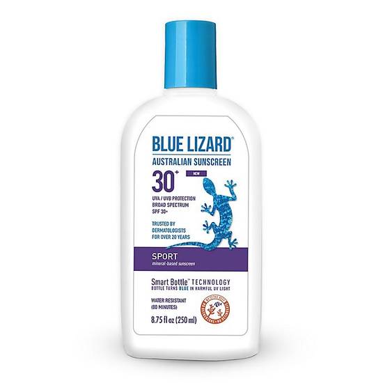 Order Blue Lizard 8.75 oz. Mineral Based Sport SPF 30+ Australian Sunscreen food online from Bed Bath & Beyond store, Daly City on bringmethat.com