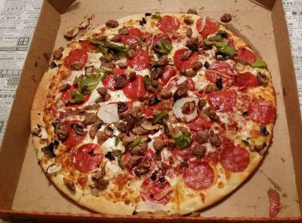 Order Supreme Pizza food online from Bitcoin Pizza store, San Diego on bringmethat.com