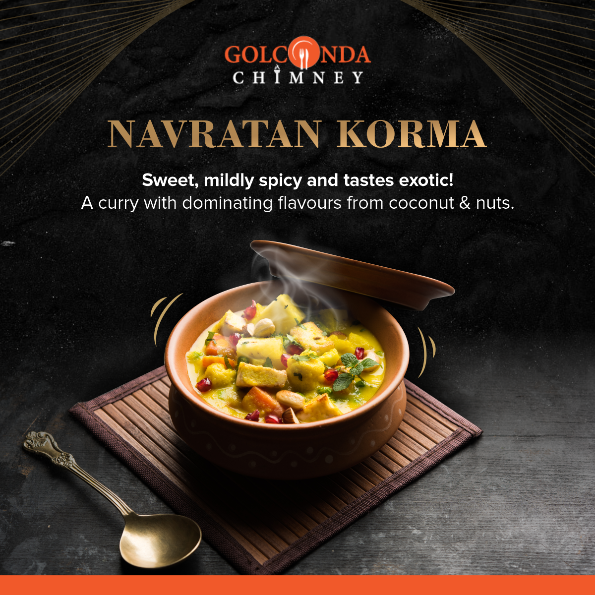 Order Navratan Korma food online from Mantra Authentic Indian Restaurant store, Jersey City on bringmethat.com