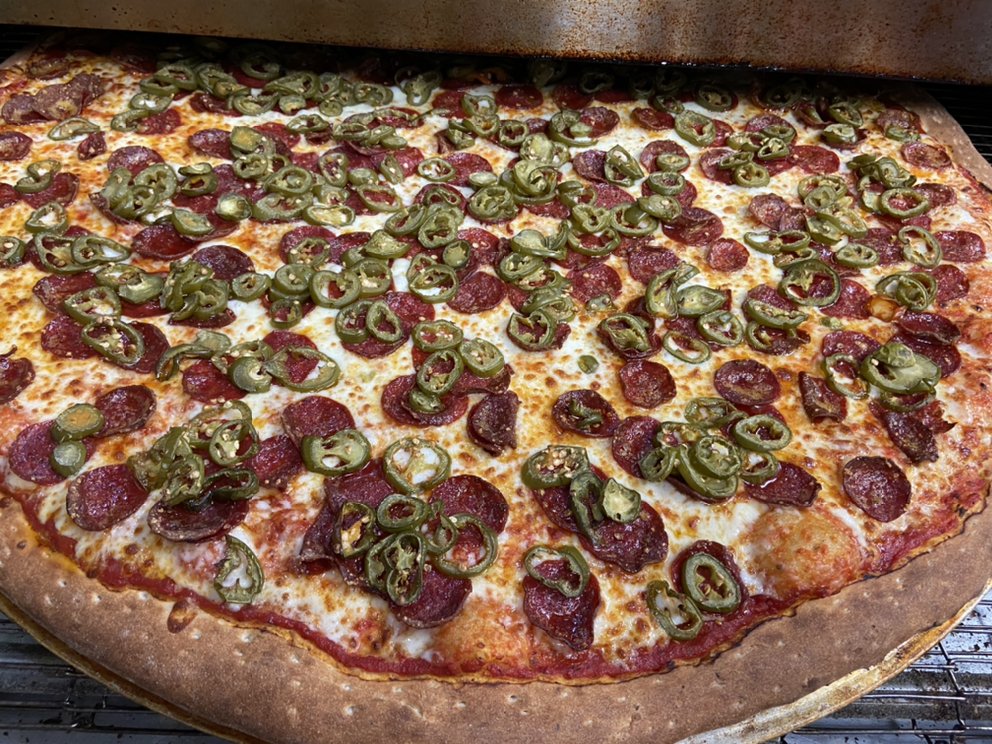 Order Build Your Own 28" Monster Cheese Pizza food online from Moes Pizza store, Paso Robles on bringmethat.com