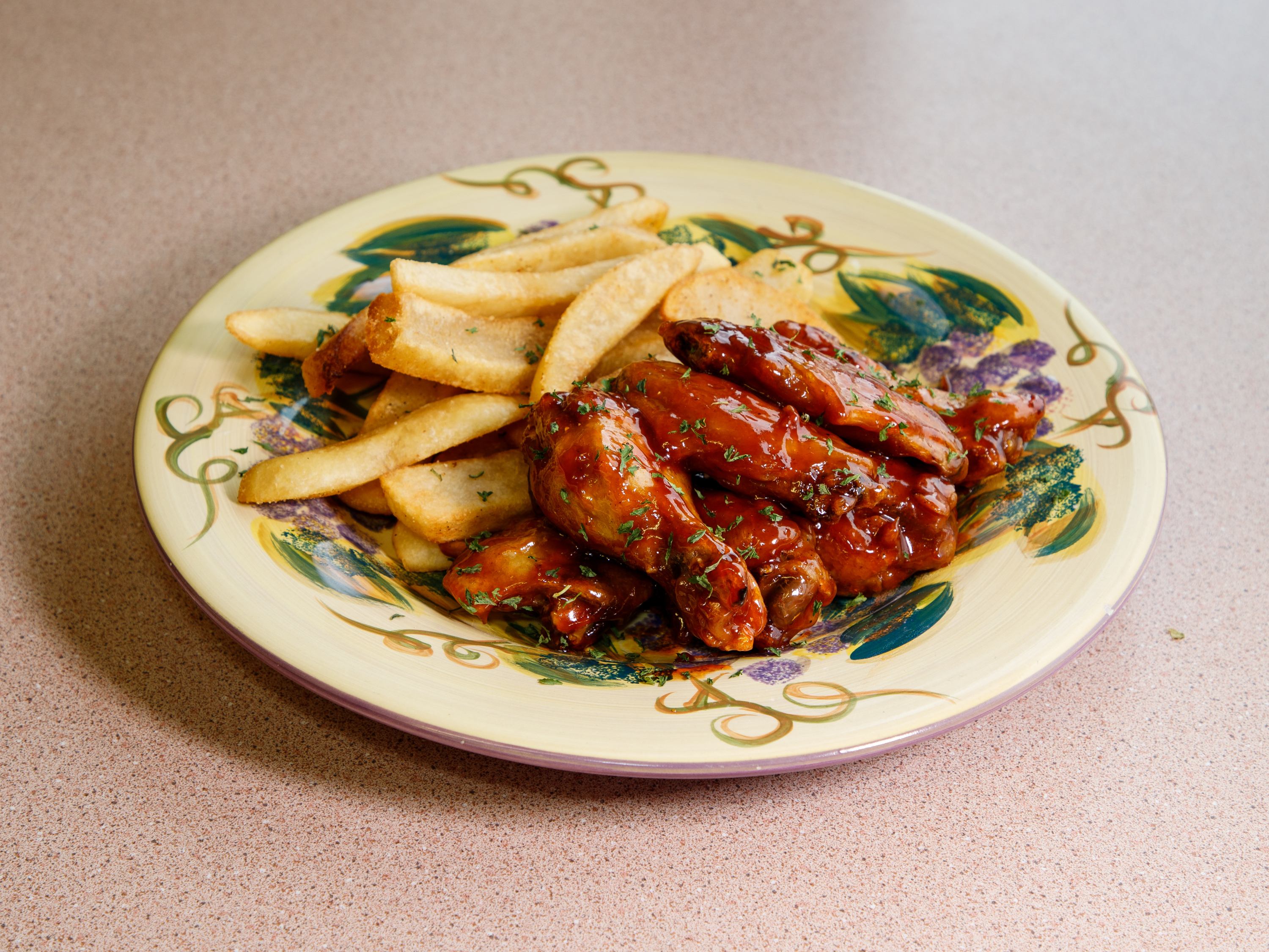 Order Wings Platter with Fries food online from Soul Heaven Cafe & Catering store, Mobile on bringmethat.com