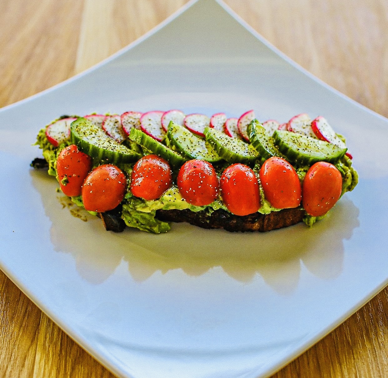 Order The Vegan Toast food online from Yallatizers store, Los Angeles on bringmethat.com