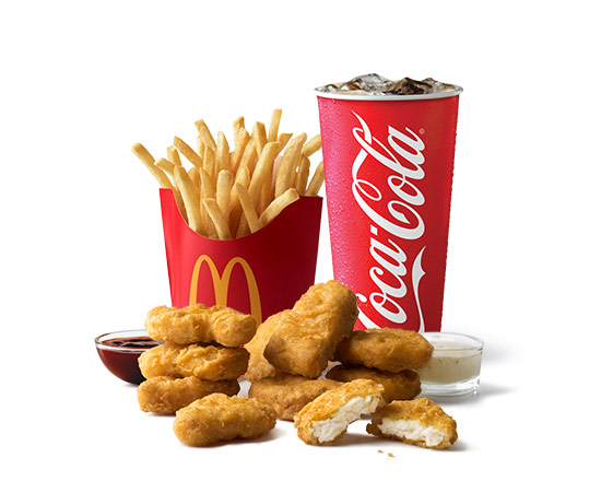 Order 10 Piece McNugget Meal - Large food online from Mcdonald'S® store, Oak Brook on bringmethat.com