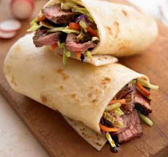 Order Steak Wrap food online from Grecian Gyro store, Forest Park on bringmethat.com