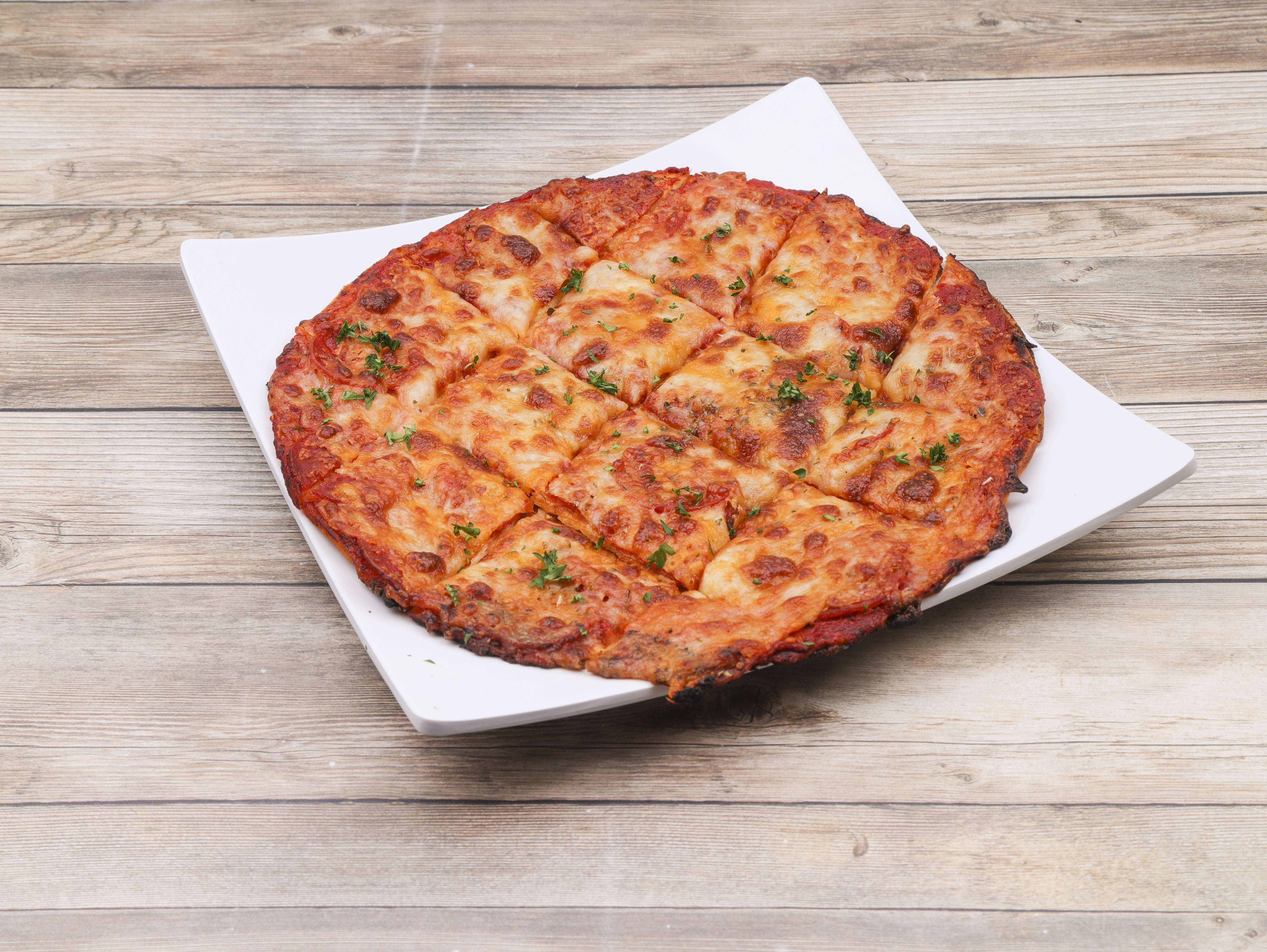 Order 1-Topping Pizza food online from Mr. X Pizza store, Saint Louis on bringmethat.com
