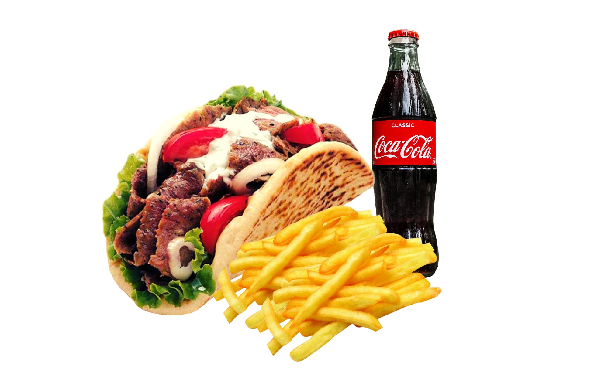 Order Gyro Combo - Gyro food online from Pizza Ponte store, Oakland on bringmethat.com