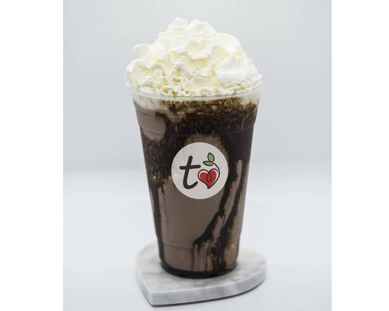 Order Mocha Coffee Slush (w/ whipped cream & chocolate drizzle) food online from Tealove store, Fontana on bringmethat.com