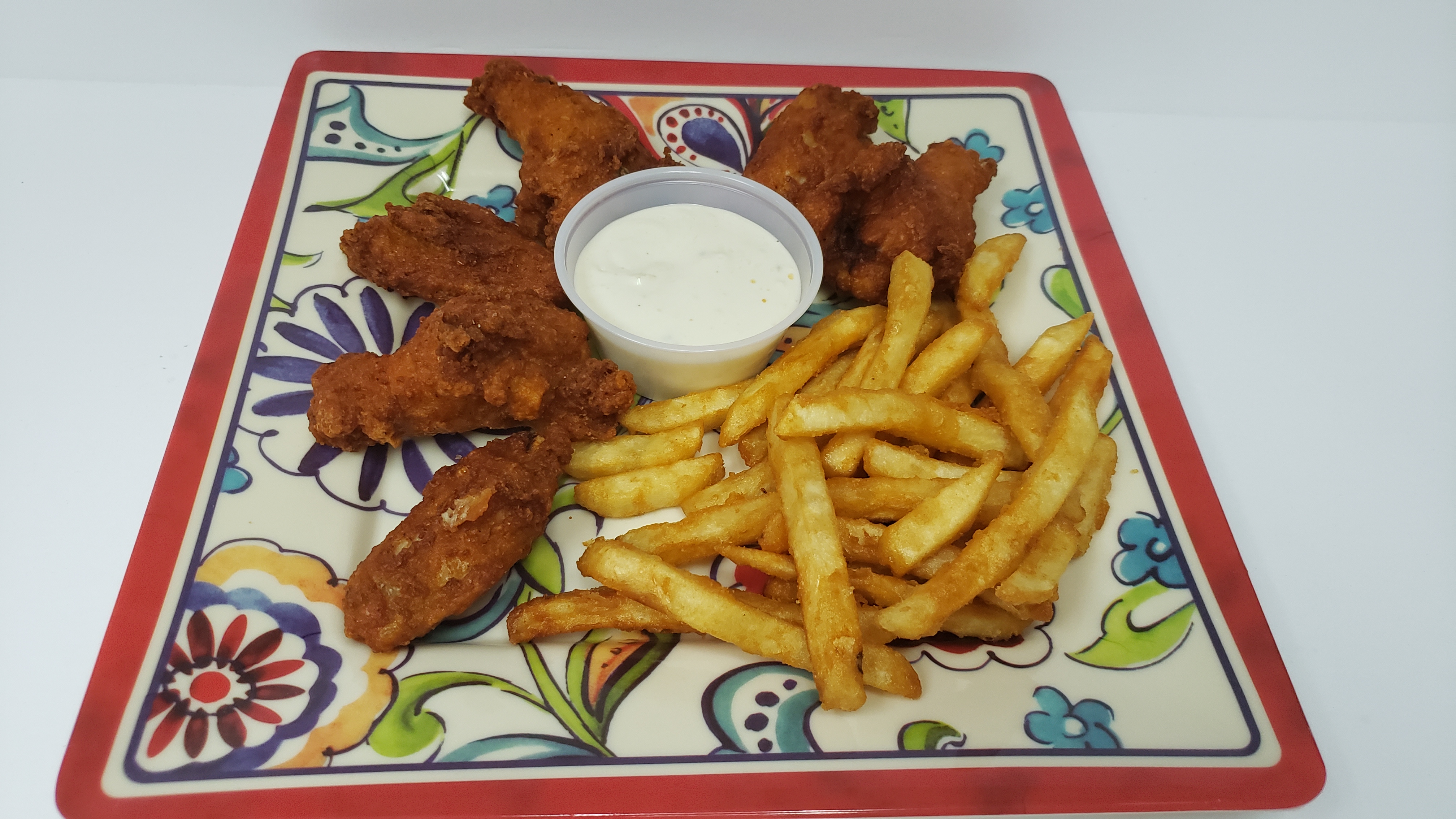 Order Buffalo Wings and French Fries Combo food online from Yummy Gyro store, Willston Park on bringmethat.com