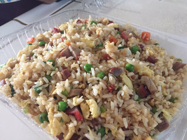 Order 112. BBQ Pork Fried Rice food online from Ga Hing Chinese Restaurant store, San Leandro on bringmethat.com