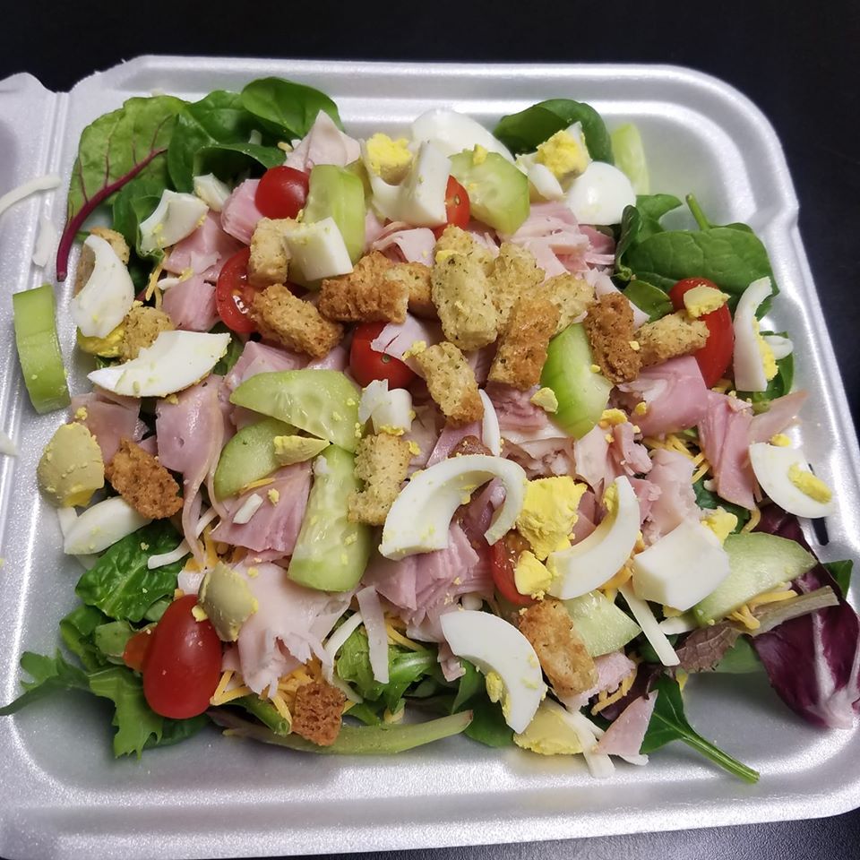 Order Chef Salad food online from The Warehouse Cafe store, Richmond on bringmethat.com