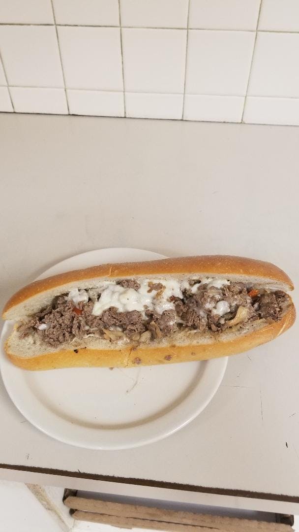 Order Special Cheesesteak Sandwich - Small 8" food online from Serpico Pizza store, Wilkes-Barre Township on bringmethat.com