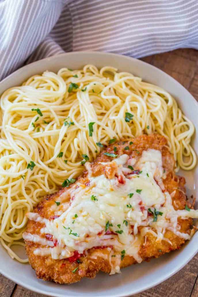 Order Chicken Parmesan Pasta food online from America's Best Wings store, Richmond on bringmethat.com