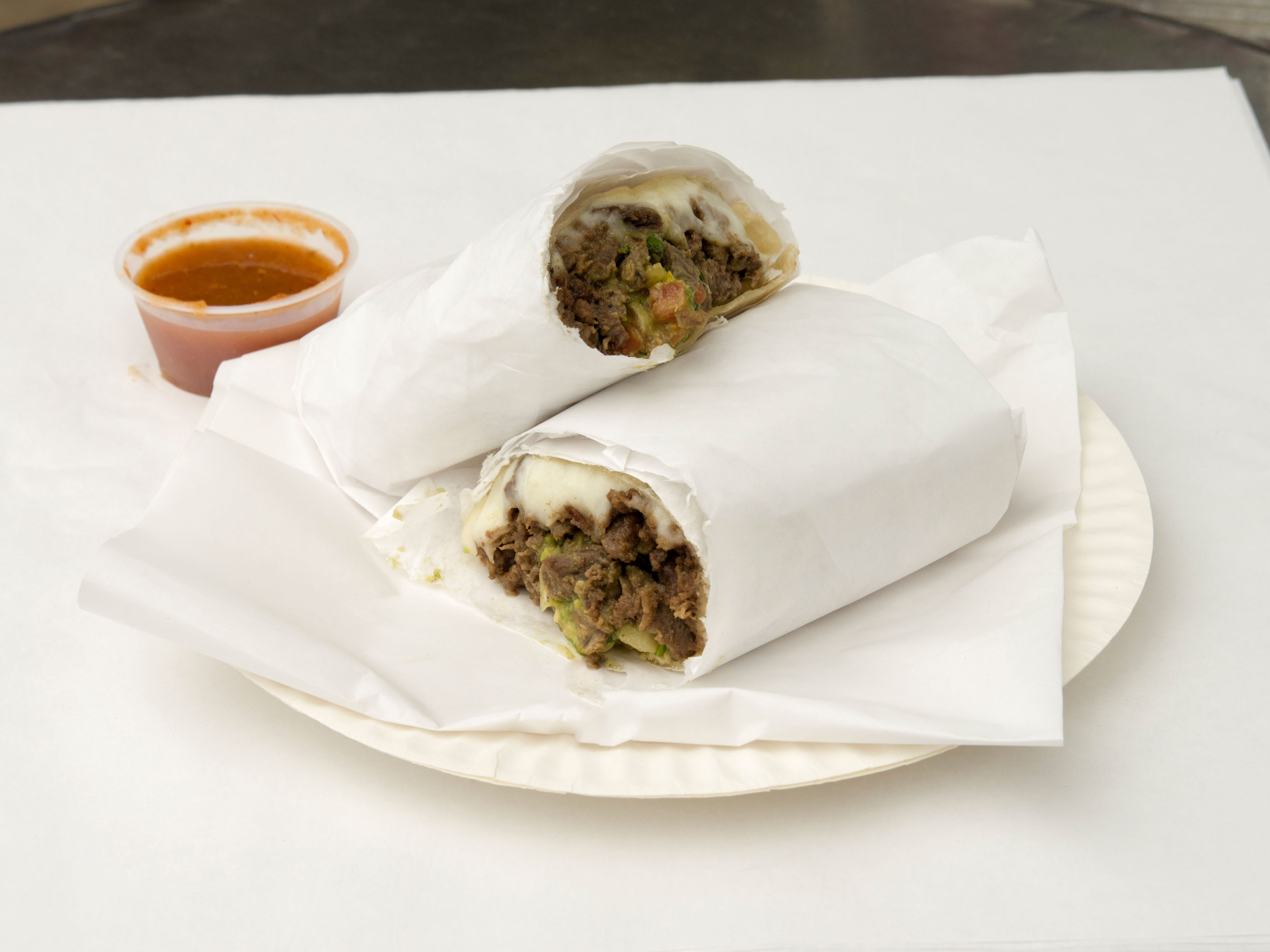 Order Carne Asada Burrito food online from Avenue Subs store, Coronado on bringmethat.com