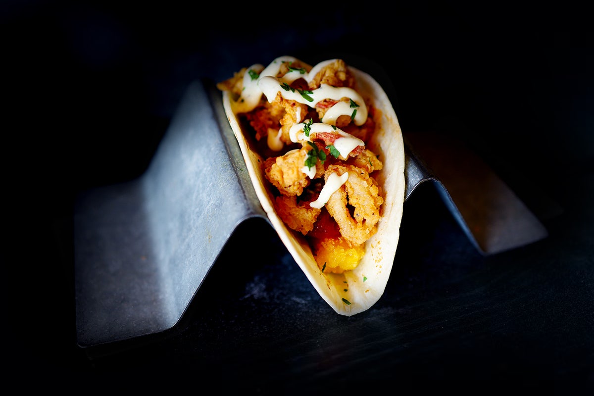 Order #14.5 Crispy Calamari food online from Velvet Taco store, Houston on bringmethat.com