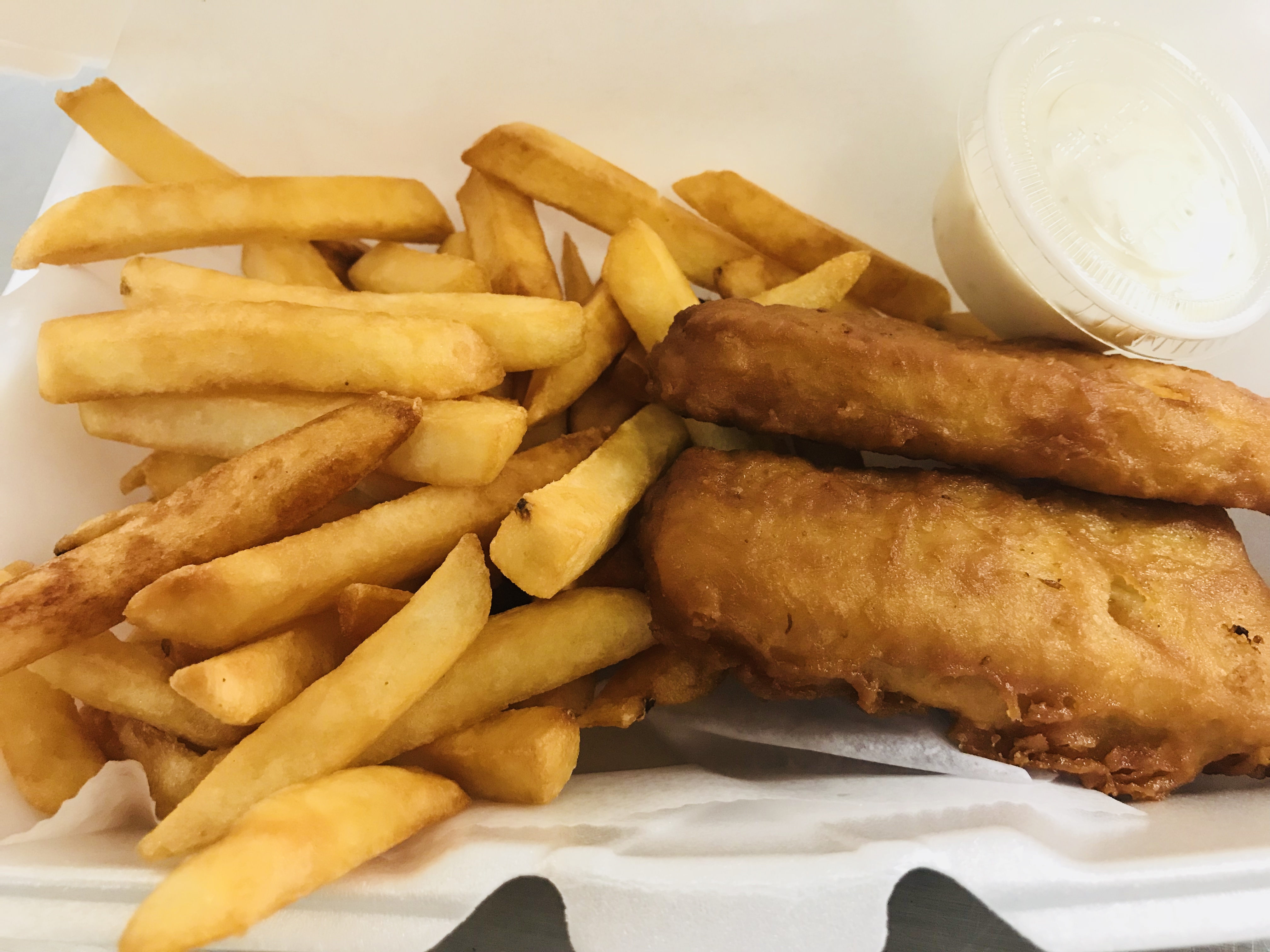 Order Fish 'n Chips with 1 Side food online from A-1 Deli And Fried Chicken store, Wilmington on bringmethat.com