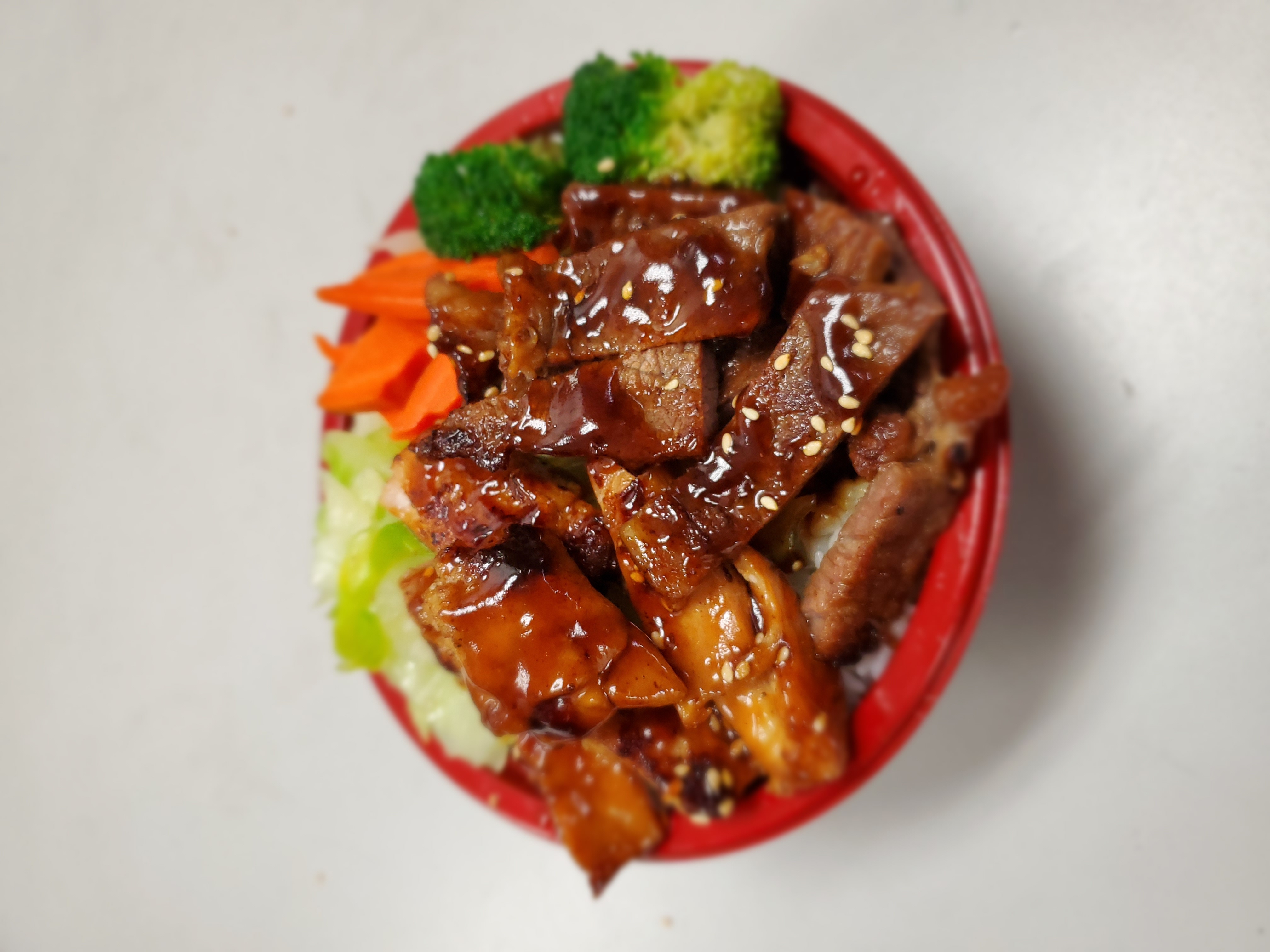 Order 3. Chicken & Beef food online from Ninja Teriyaki&Wings store, Paramount on bringmethat.com