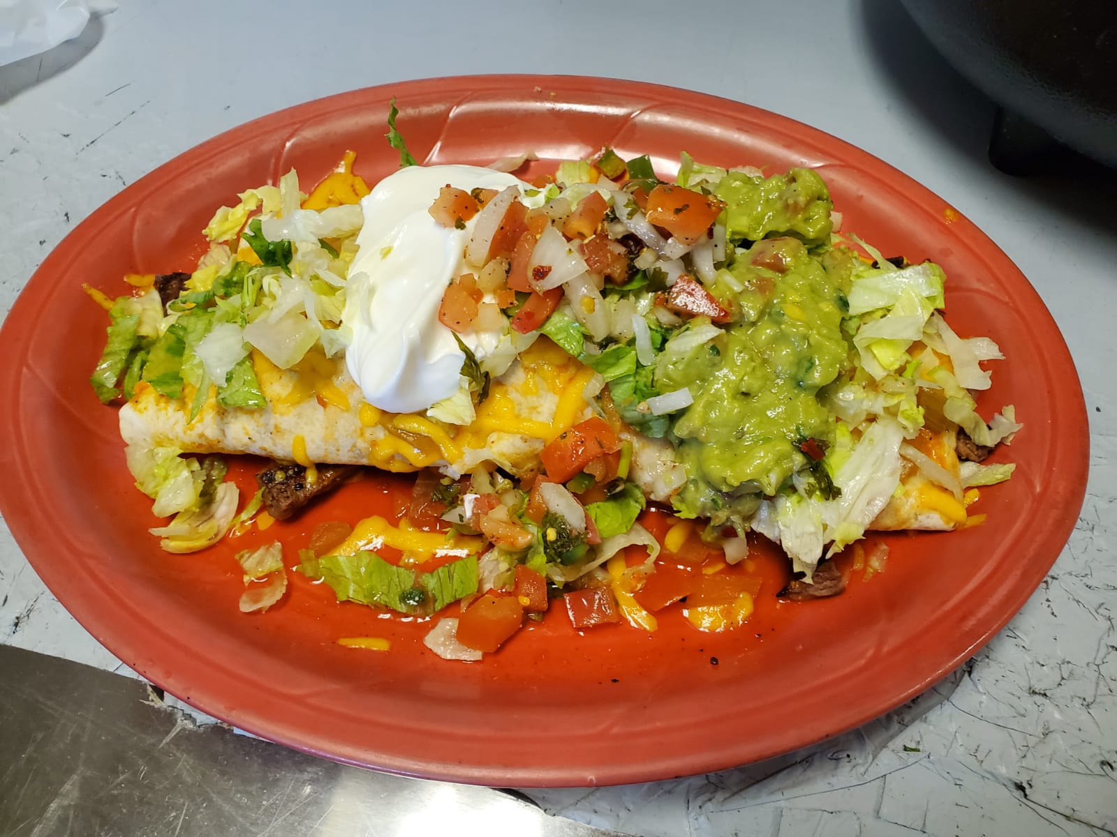 Order Carne Asada Burrito food online from Mi Jalisco Family Mexican store, Aloha on bringmethat.com