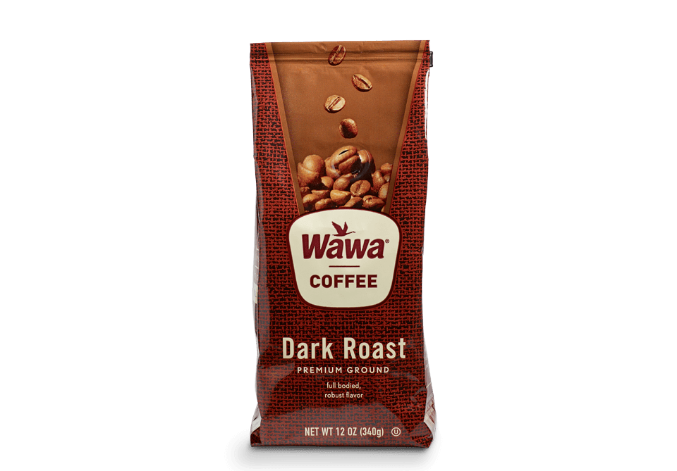 Order Wawa Ground Dark Roast Coffee 12oz bag food online from Wawa 975 store, Gloucester Township on bringmethat.com