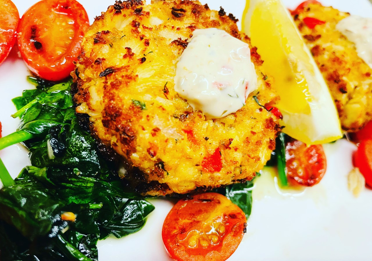 Order Jumbo Lump Crab Cakes food online from Ted Bar & Grill store, Newark on bringmethat.com