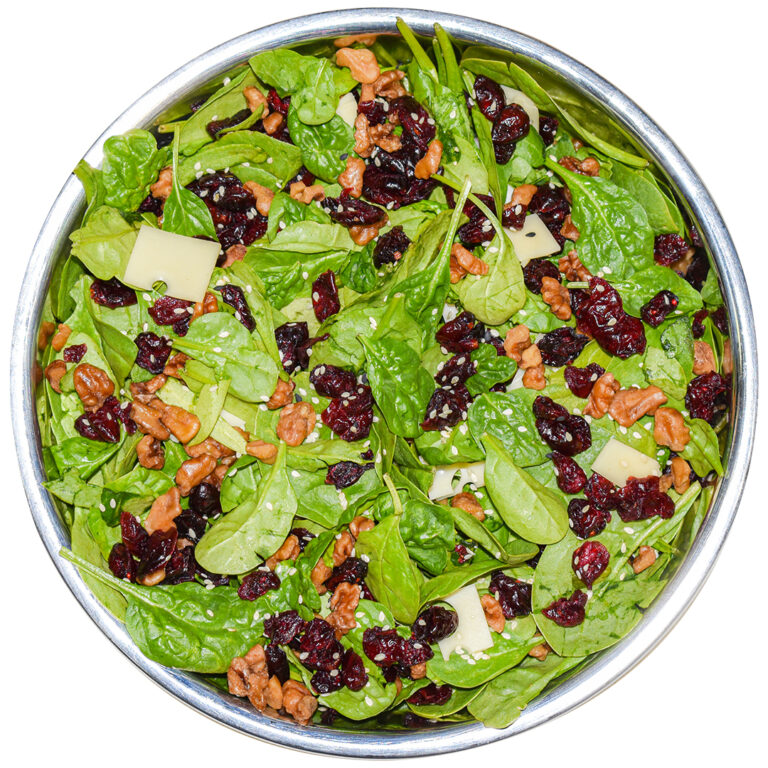 Order Raspberry Walnut Spinach Salad food online from Napoli Pizza store, Las Vegas on bringmethat.com